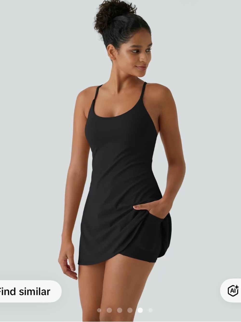 Halara SoftlyZero Plush Backless Active Dress-Easy Peezy Edition Large  12-14